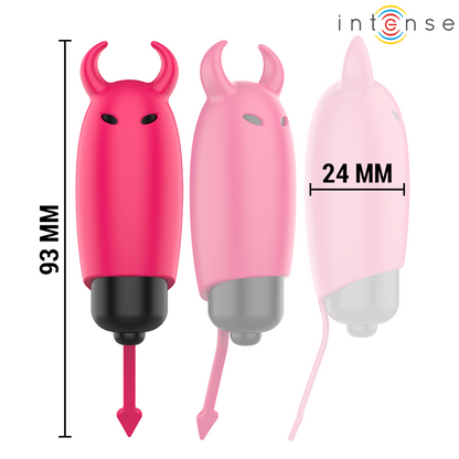 INTENSE - SCARLET RED DEMON VIBRATING BULLET 9.3 X 2.4 CM