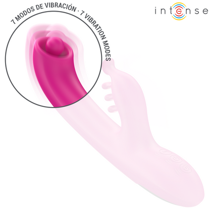 INTENSE - CHRISTINA MULTIFUNCTION RABBIT VIBRATOR 22.5 CM PINK