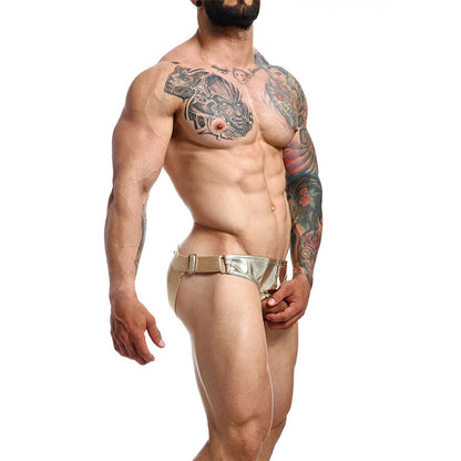 MOB - DNGEON JOCKSTRAP ANILLO PARA EL PENE DORADO TALLA ÚNICA