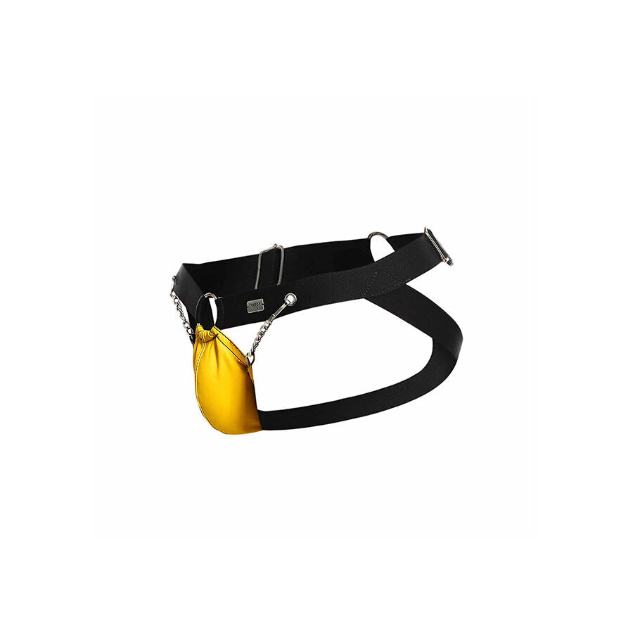 MOB - DNGEON JOCKSTRAP AMARELO COM CORRENTES TAMANHO ÚNICO