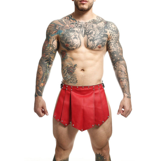 MOB - DNGEON RED FLARED SKIRT ONE SIZE