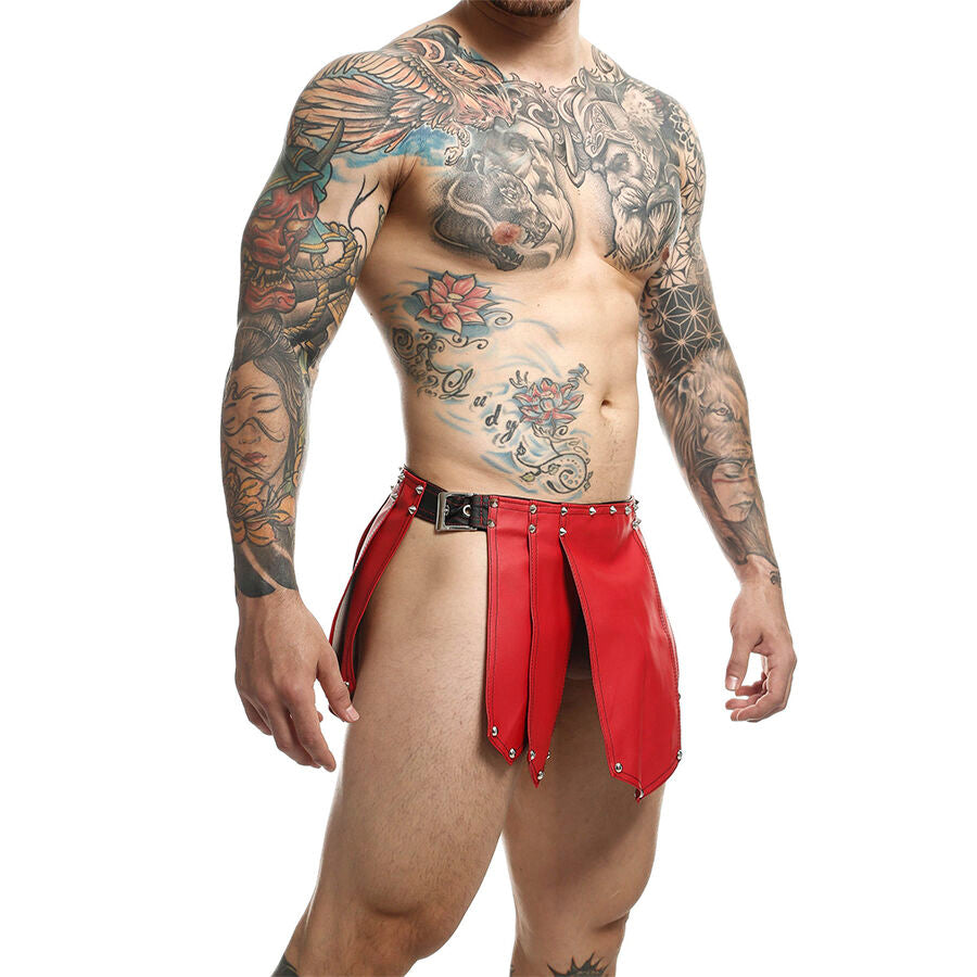 MOB - DNGEON RED FLARED SKIRT ONE SIZE