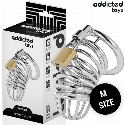 ADDICTED TOYS LOCKED - CADEADO DE FERRO PARA PÉNIS TAMANHO M