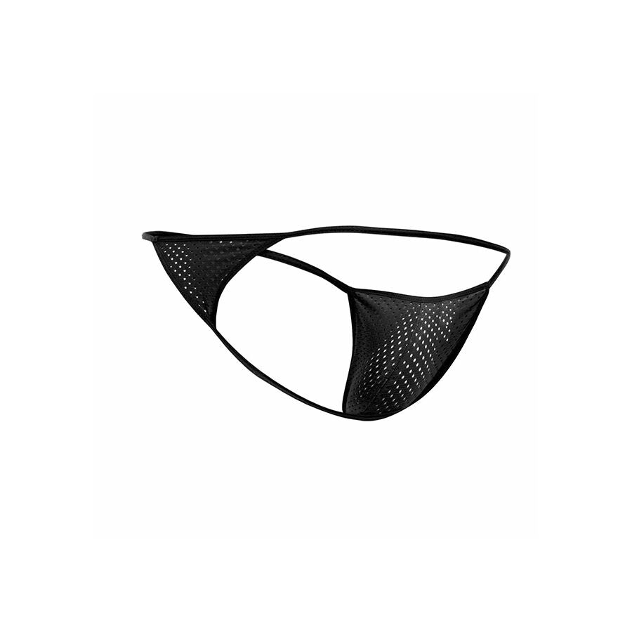MOB - V-STRING DE MICROFIBRA NEGRA