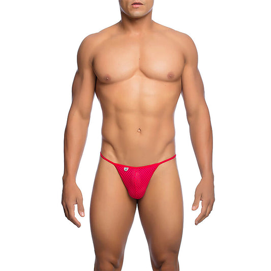 MOB - V-STRING DE MICROFIBRA ROJA