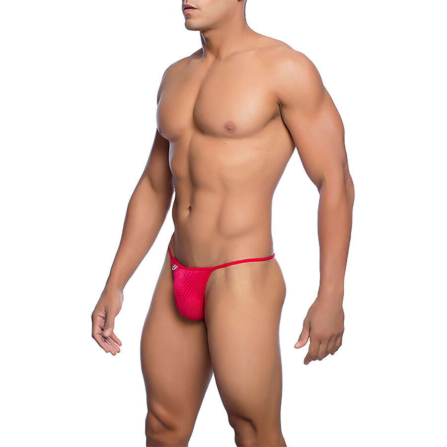 MOB - V-STRING DE MICROFIBRA ROJA