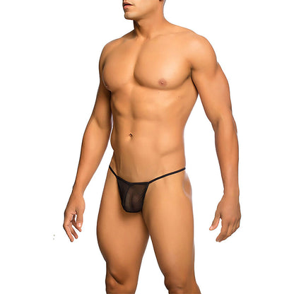 MOB - TANGA TRANSPARENTE CON FORMA DE T