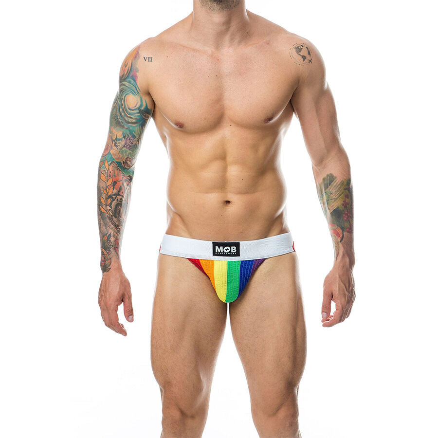 MOB - JOCK CLASICO STRIPE RAINBOW