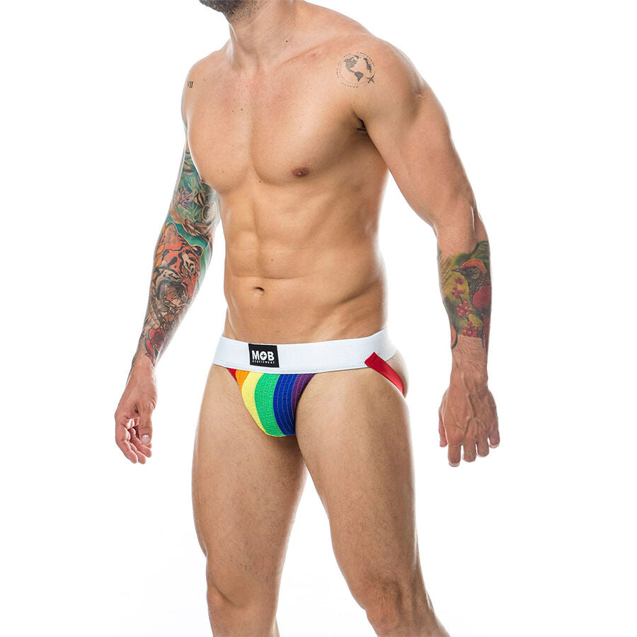 MOB - JOCK CLASICO STRIPE RAINBOW