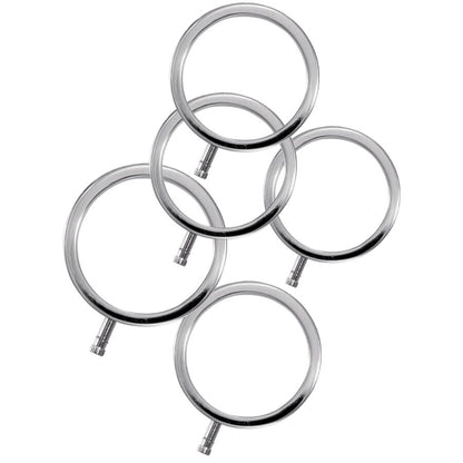 ELECTRASTIM - ELECTRARINGS ANILLOS METÁLICOS PARA EL PENE PACK 5