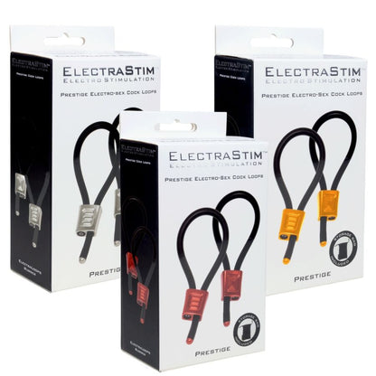 ELECTRASTIM - PRESTIGE ELECTRA LOOPS ANÉIS PENIANOS AJUSTÁVEIS VERMELHO