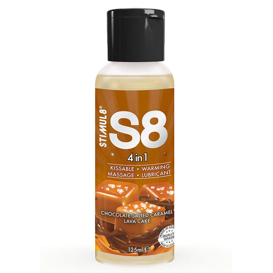 STIMUL8 - S8 4 IN 1 LUBRICANT DESSERT CHOCOLATE AND SALTED CARAMEL 125 ML