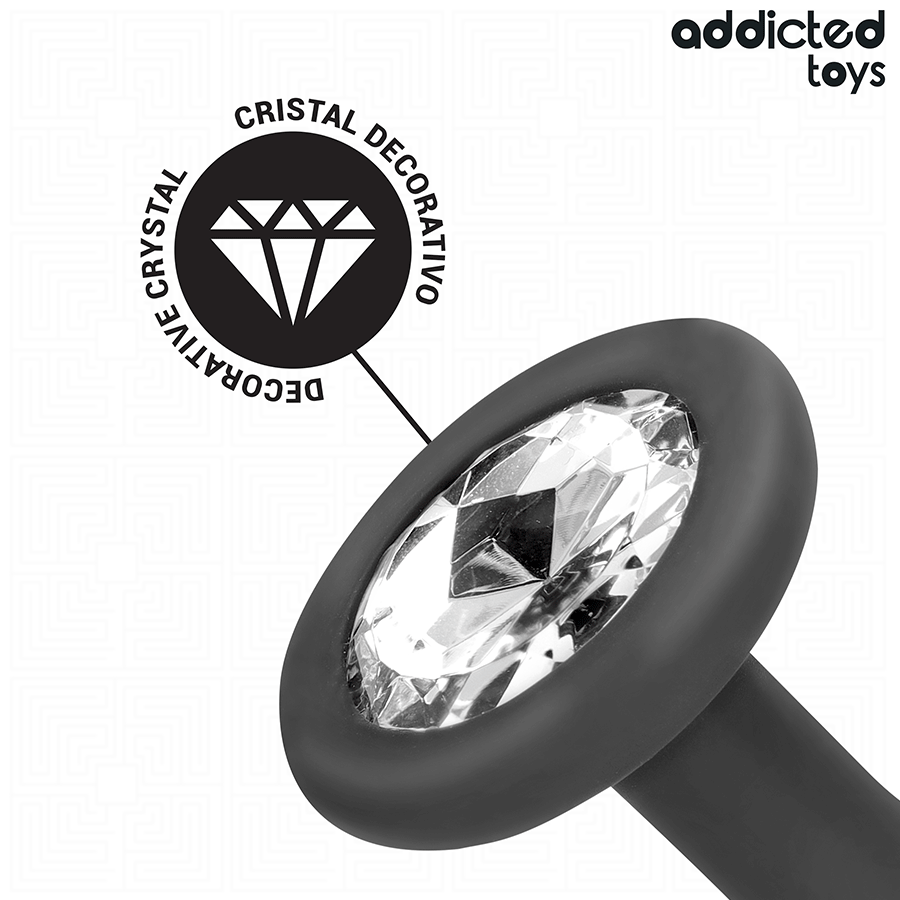 ADDICTED TOYS - SET OF 3 ANAL SILICONE PLUG WITH JEWEL