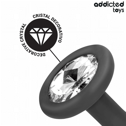 ADDICTED TOYS - SET OF 3 ANAL SILICONE PLUG WITH JEWEL