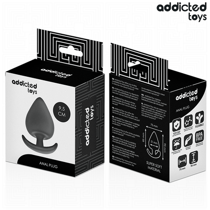 ADDICTED TOYS - SILICONE ANAL PLUG SIZE XL 9.5 CM