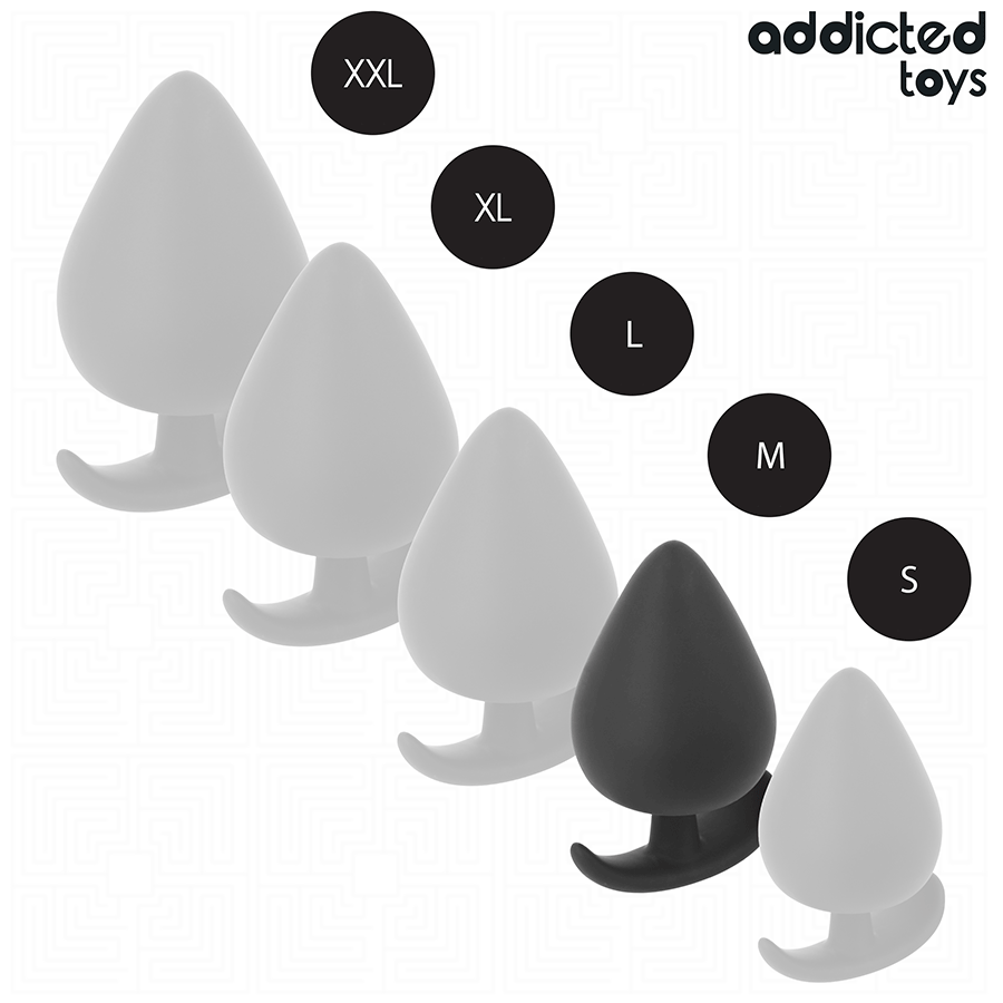 ADDICTED TOYS - SILICONE ANAL PLUG SIZE M 6.6 CM