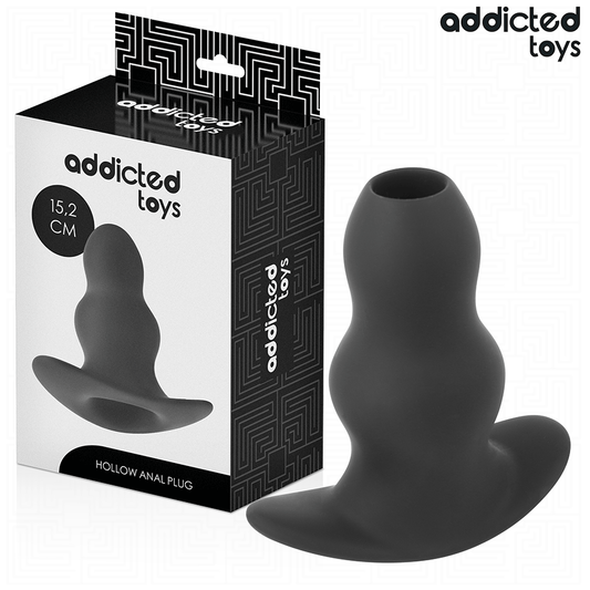 ADDICTED TOYS - HOLLOW SILICONE ANAL PLUG SIZE XXL 15.2 CM