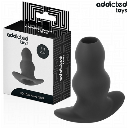 ADDICTED TOYS - HOLLOW SILICONE ANAL PLUG SIZE S 7.3 CM