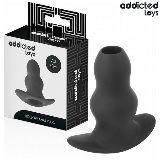ADDICTED TOYS - HOLLOW SILICONE ANAL PLUG SIZE S 7.3 CM