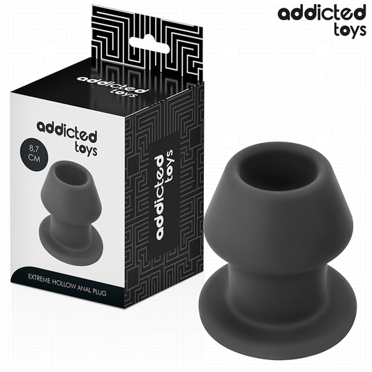 ADDICTED TOYS - PLUG ANAL HUECO EXTREM SILICONA TALLA M 8,7 CM