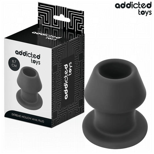 ADDICTED TOYS - PLUG ANAL HUECO EXTREM SILICONA TALLA M 8,7 CM