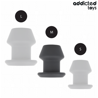 ADDICTED TOYS - EXTREME SILICONE HOLLOW ANAL PLUG SIZE M 8.7 CM