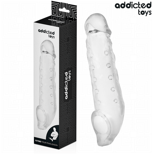 ADDICTED TOYS - TRANSPARENT PENIS SLEEVE SIZE S 23 CM
