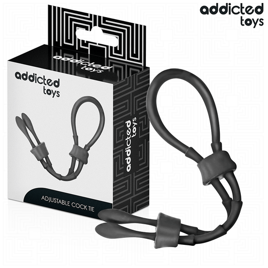 ADDICTED TOYS - CUERDA SILICONA AJUSTABLE PARA EL PENE