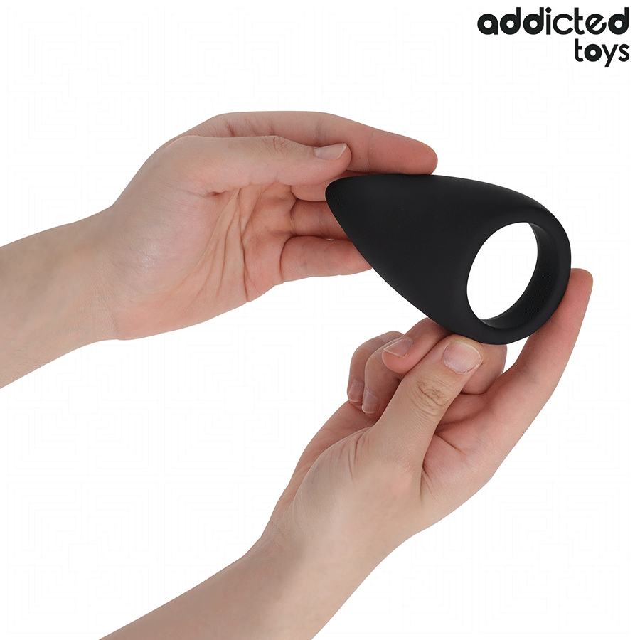 ADDICTED TOYS - ANILLO CON FORMA DE LÁGRIMA PARA EL PENE