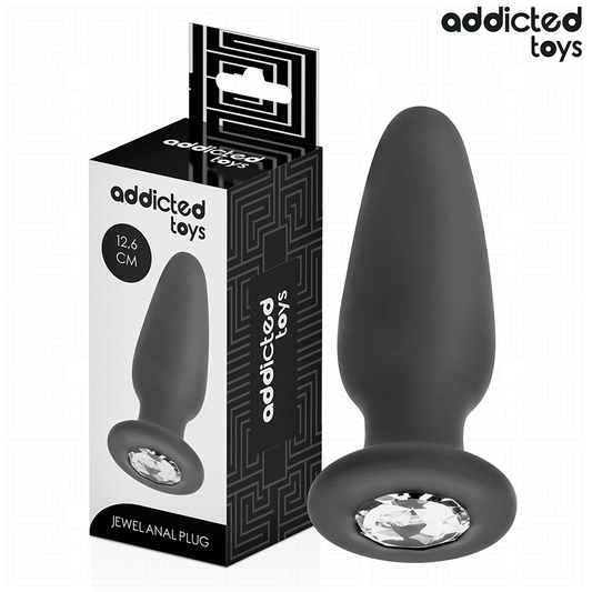 ADDICTED TOYS - ANAL PLUG WITH SILICONE JEWEL SIZE L 12.6 CM