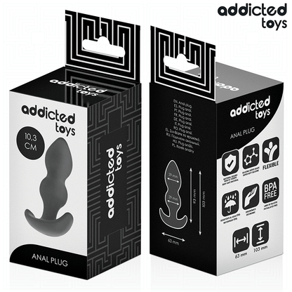 ADDICTED TOYS - SILICONE ANAL PLUG SIZE S 10.3 CM