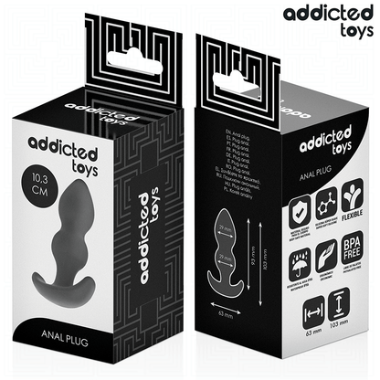 ADDICTED TOYS - PLUG ANAL SILICONA TALLA S 10,3 CM