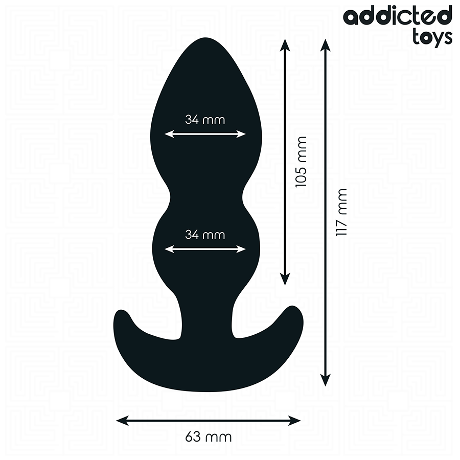 ADDICTED TOYS - SILICONE ANAL PLUG SIZE L 11.7 CM