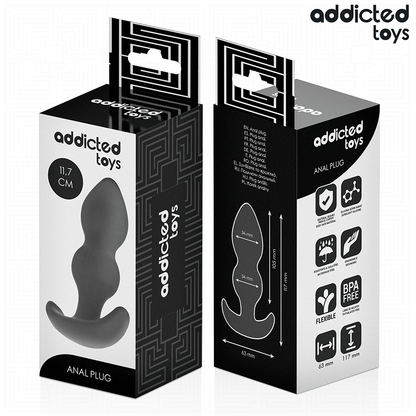 ADDICTED TOYS - SILICONE ANAL PLUG SIZE L 11.7 CM