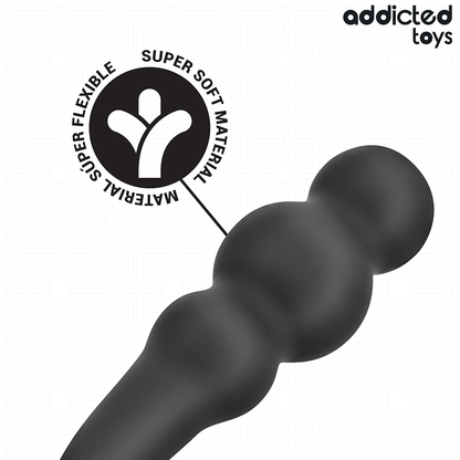 ADDICTED TOYS - ANAL PLUG WITH SILICONE RING MODEL 1