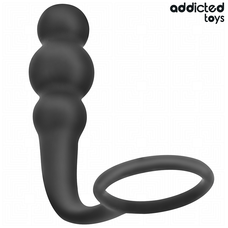 ADDICTED TOYS - ANAL PLUG WITH SILICONE RING MODEL 1