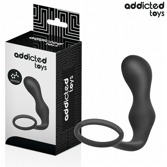 ADDICTED TOYS - ANAL PLUG WITH SILICONE RING MODEL 3