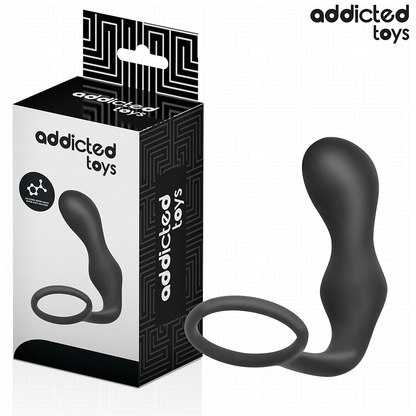 ADDICTED TOYS - PLUG ANAL CON ANILLO SILICONA MODELO 3