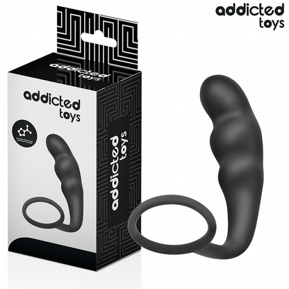 ADDICTED TOYS - ANAL PLUG WITH SILICONE RING MODEL 4