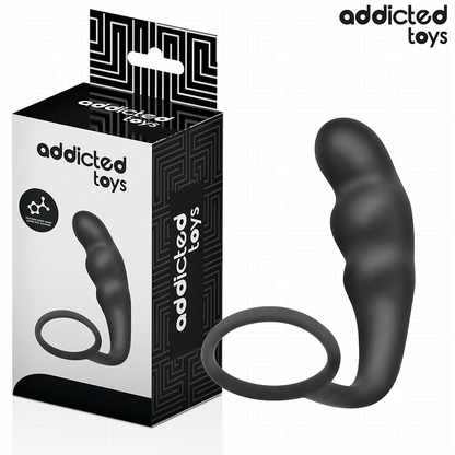 ADDICTED TOYS - PLUG ANAL CON ANILLO SILICONA MODELO 4