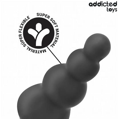 ADDICTED TOYS - ANAL PLUG WITH SILICONE RING MODEL 5