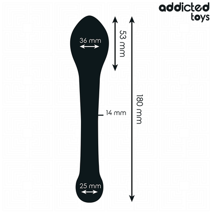 ADDICTED TOYS - DOUBLE SILICONE ANAL STIMULATOR 18 CM