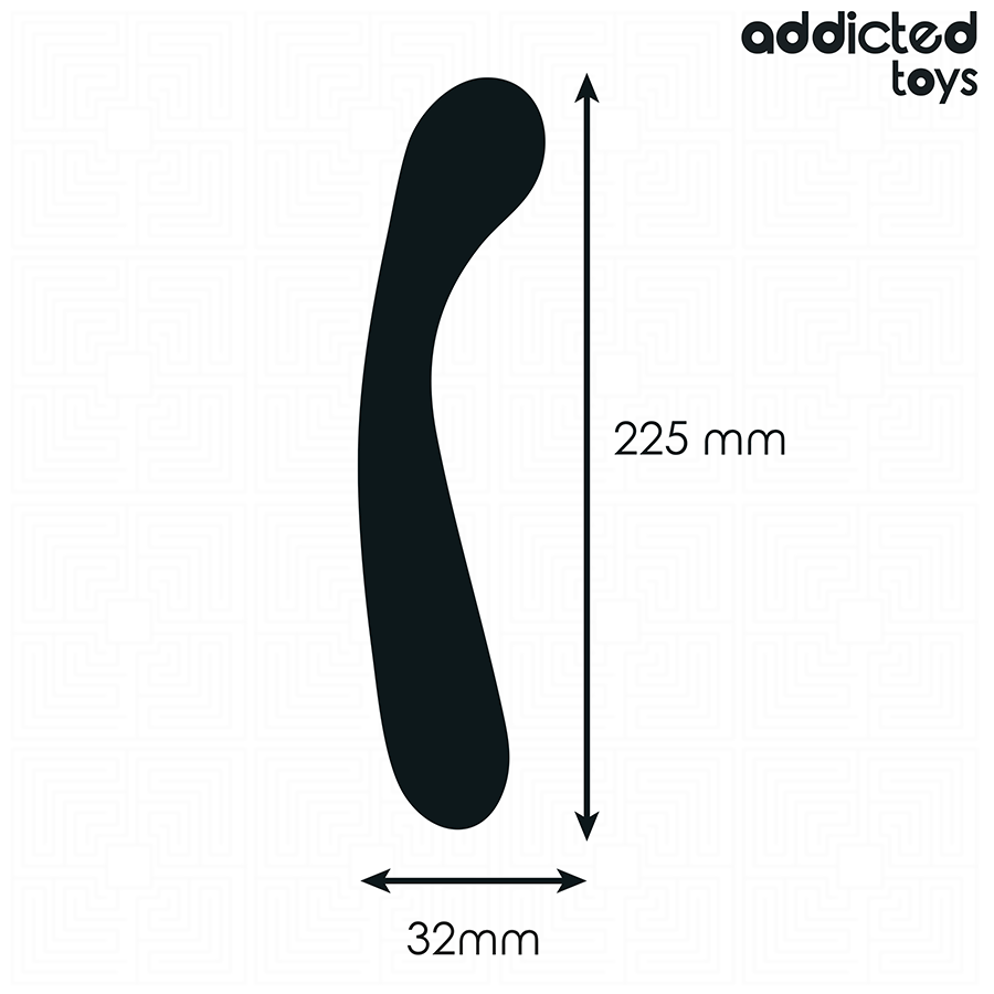 ADDICTED TOYS - DOUBLE SILICONE ANAL MASSAGER 22.5 CM