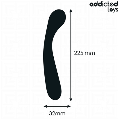 ADDICTED TOYS - DOUBLE SILICONE ANAL MASSAGER 22.5 CM