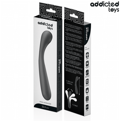 ADDICTED TOYS - DOUBLE SILICONE ANAL MASSAGER 22.5 CM