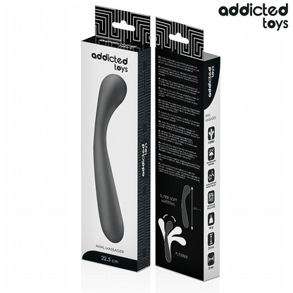ADDICTED TOYS - MASAJEADOR ANAL DOBLE SILICONA 22,5 CM
