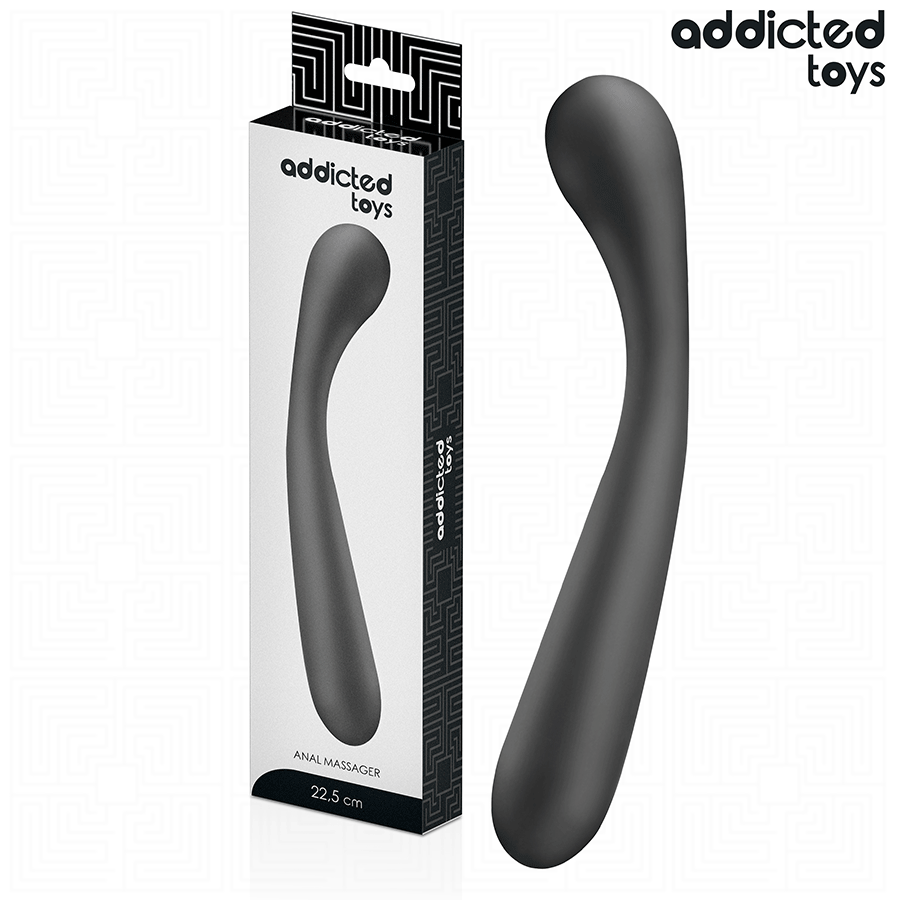ADDICTED TOYS - DOUBLE SILICONE ANAL MASSAGER 22.5 CM