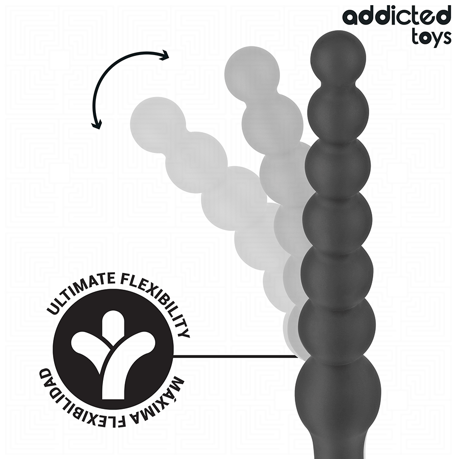 ADDICTED TOYS - DOUBLE SILICONE ANAL MASSAGER 24 CM