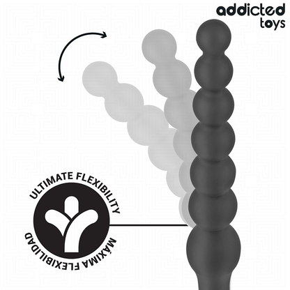 ADDICTED TOYS - DOUBLE SILICONE ANAL MASSAGER 24 CM