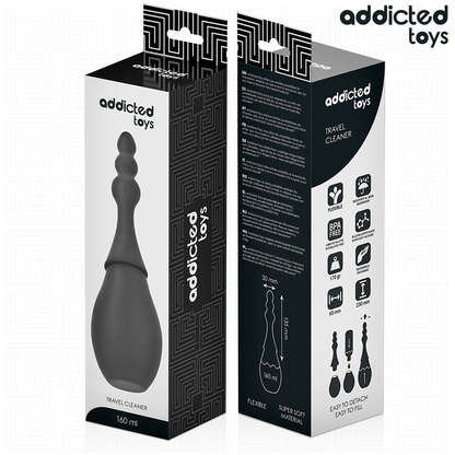 ADDICTED TOYS - LIMPIADOR DE VIAJE SILICONA MODELO 4